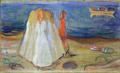 Filles au bord de la mer, 1906 - Edvard Munch